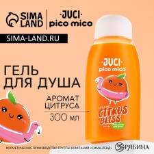 Shower gel-somers, 300 ml, citrus aroma, Pico Mico