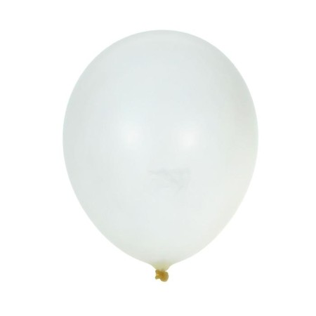 Latex ball 12 ", crystal, set of 100 pcs., Transparent