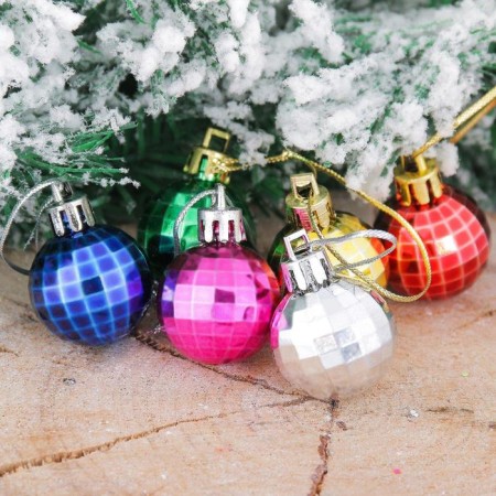 Set of balls plastic D-2.5 cm, 12 pcs "proxo disco" mix