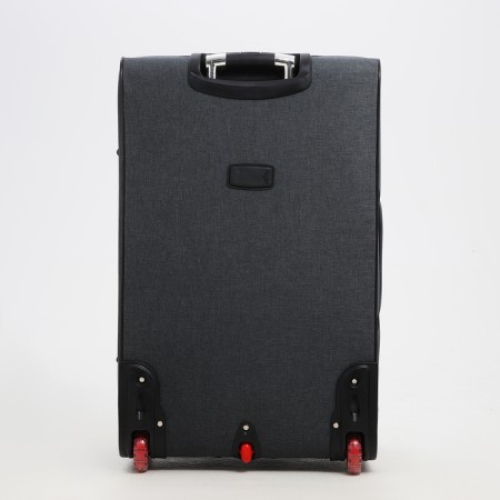 Big suitcase 28 ", lightning department, code castle, 3 wheels, 2 outer pockets, color gray color-5