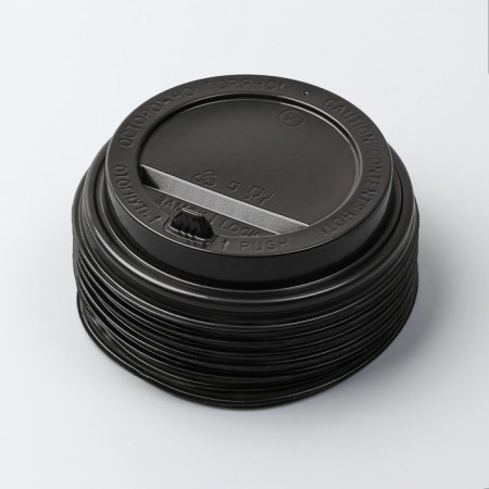 Disposable cover for a black glass with a valve, 90 mm-1