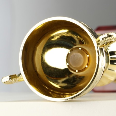 Cup 042C, award figure, gold, plastic stand, 26.2 × 8.7 × 7.5 cm.-7