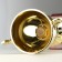 Cup 042C, award figure, gold, plastic stand, 26.2 × 8.7 × 7.5 cm.