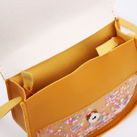 Baby bag on a magnet, mustard color-2