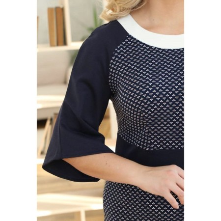 Women's dress, size 52, blue color-2