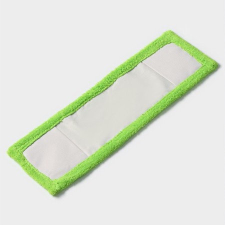 Nozzle for a flat mop of the share, 42 × 12 cm, microfiber, green color-4