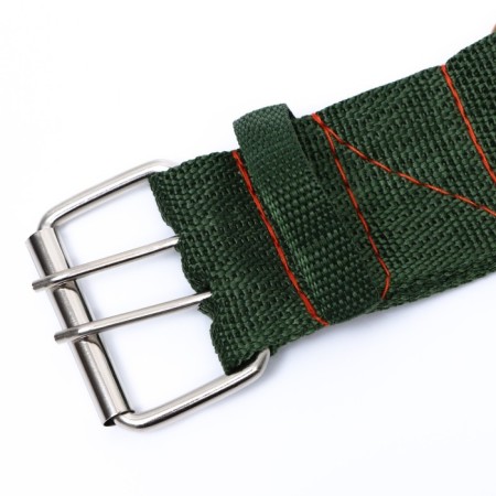 Four-layer reflective collar with a swivel 71 x 5 cm, Osh 55-65 cm, green-6