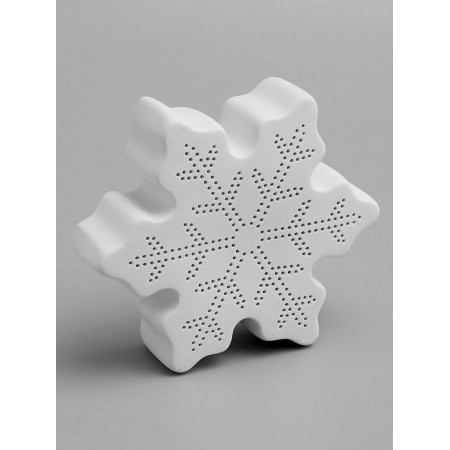 LED figure "Snowflake" 13.2x11.6x4 cm, 1 LED, LR44X3 (in the set), T/white-2