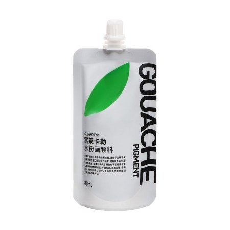 GUASH artistic 80 ml, in Doy-pack with a lid, green