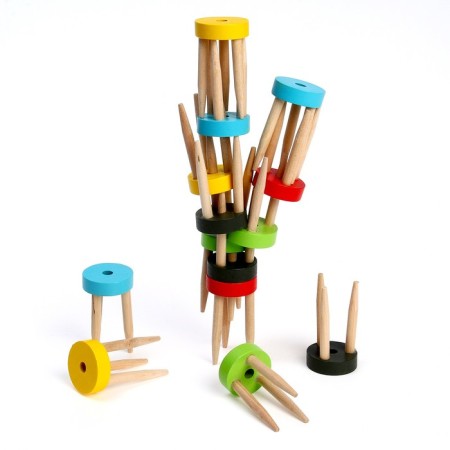 Board game "On 3 legs" 28 chairs, 21.5 × 16.5 × 4 cm-2