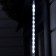 Garland "icicles" melting 0.3 m, IP44, transparent thread, 18 LED, white glow, overflows, 220 V