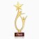 The Cup "Best Teacher", award figure, Standing Star, 18 x 7 cm.