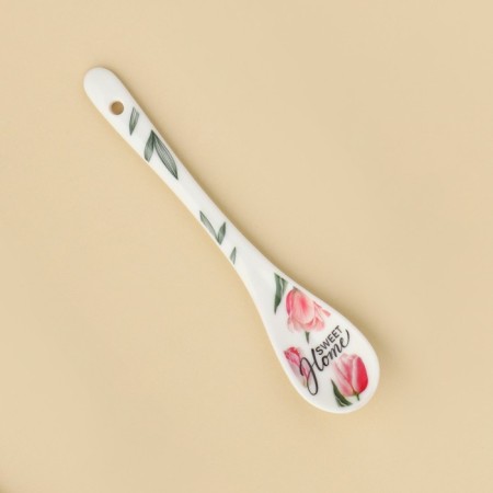 Spoon souvenir “from March 8”, ceramics, 2.5 x 12.5 cm.-3