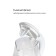 Electric kettle ECON ECO-1739KE, 2200W, glass, 1.7 l, white color