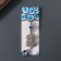 Keychain from the evil eye "Buddha in meditation" 3x7.5 cm