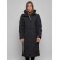Coat insulated winter female, size 42, black color