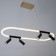 Light Bayerlux "Lani" LED 68W black and gold 29.5x14x89 cm