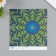 Scrapbooking paper "Flower mandala" density 180 grams set 10 pcs 15.5x17 cm