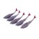 Foamen fish yaman devious minnow on a double, 105 mm, color 14, 5 pcs.