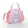 Bag's bag with lightning, pink color