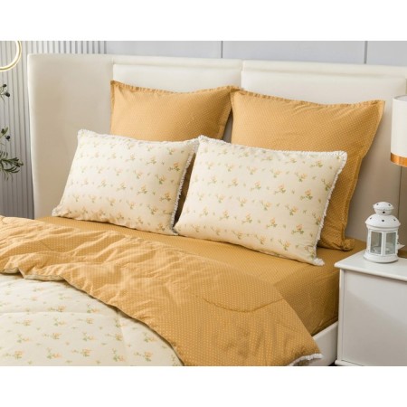 Set 1.5 joint venture: blanket 150x210 cm, sheet 180x230 cm, pillowcases 50x70 cm - 2 pcs-1