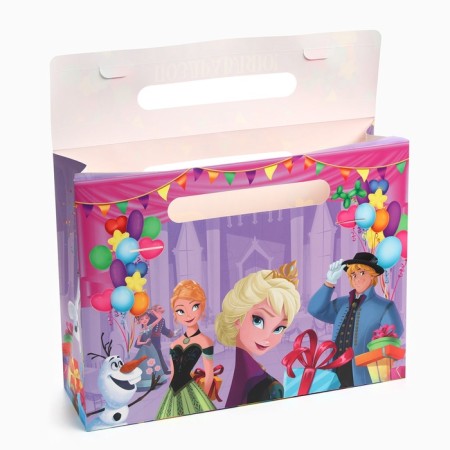 Package-box, gift packaging "Congratulations!" 40x30x12 cm, cold heart-2