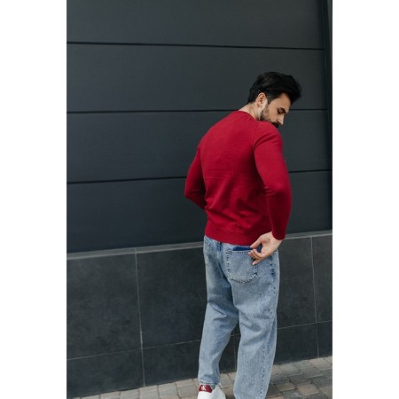 Jumper male ise, size 54, red color-12