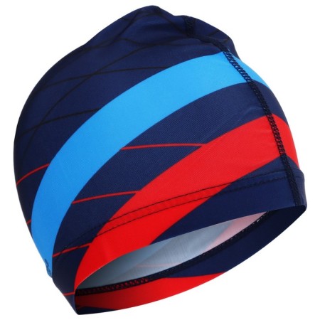 Hat of swimming adult onlytop "stripes", fabric, girth 54-60 cm-6