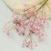 Artificial flowers "cotton gypsophila" 60 cm, pink