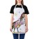 Apron kitchen with a photocrint "mystical horse", adjustable, size OS