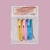 Hair clamps, set - 6 pcs, 10 cm, color mix