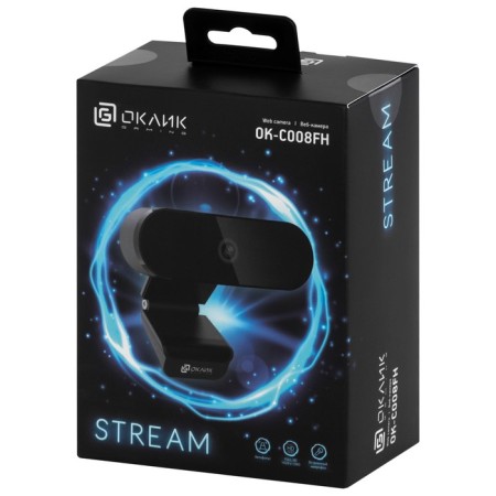 Camera Web Rick OK-C008FH Black 2MPIX (1920x1080) USB2.0 with a microphone-6