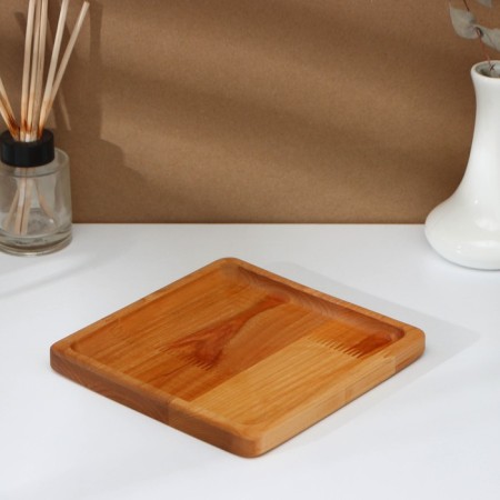 Adelica plate "Classics", 19 × 19 × 1.8 cm, saturated with mineral oil, birch-2