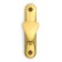 Hook furniture tundra TKO024, one -rod, gold, 2 pcs
