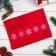 New Year's towel Taurus "Snowflakes" 30x60 cm, 100% cotton, 360g/m2