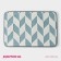 Bath and toilet rug of Dolyan "Rally", 40 × 60 cm, turquoise color