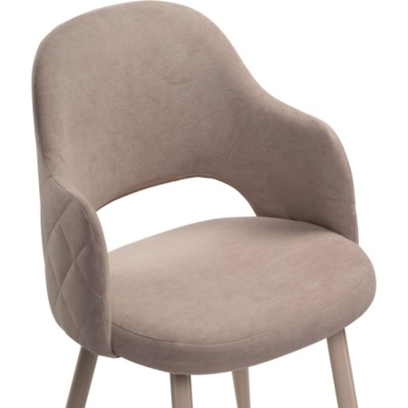 STULL OF A MIGRAL CARROCASS GUTALL/Velur, beige/beige 51x56x82 cm-5