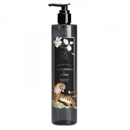 Moisturizing shower gel Black Pepper & Amber, 350 ml
