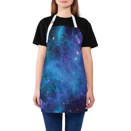 Apron of a kitchen with a photo print "Fascinating Dali", adjustable, size OS