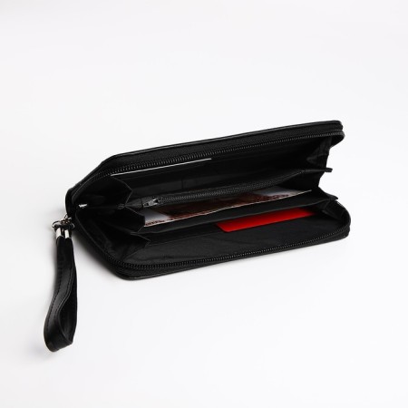 Women's wallet with lightning, black color-3