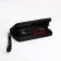 Women's wallet with lightning, black color