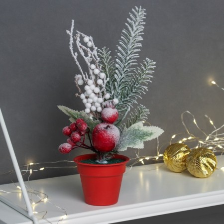 Decor "Bright holiday, in a pot" Snow Sweets, 24x7 cm