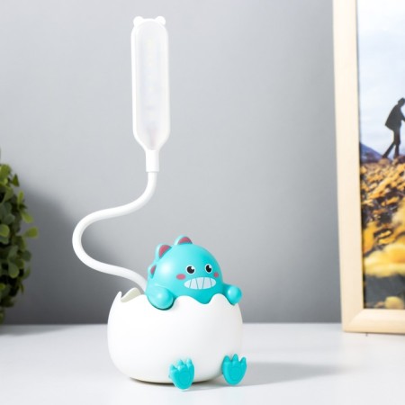 Lamp "Dinosaurus" LED 3W USB battery white-green 8x10x30 cm Risalux-4