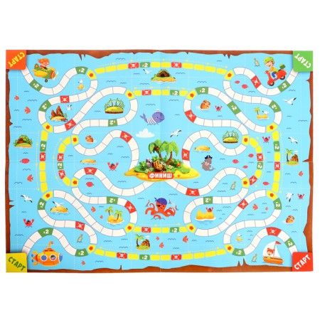 Board game "Treasure Seekers", 2-4 players, 3+-2