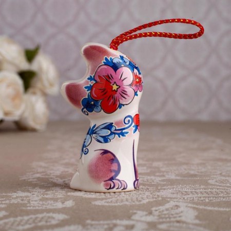 Souvenir bell "kitten. Love", 6 cm, mix-4