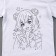 Set for creativity T-shirt-coloring "Girl Moon", size 122-128 cm