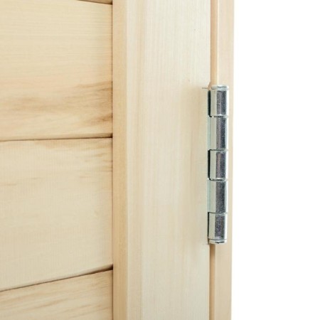 Door for a bathhouse and sauna from a dodgy board, linden economy, 190x70 cm-2