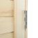 Door for a bathhouse and sauna from a dodgy board, linden economy, 190x70 cm