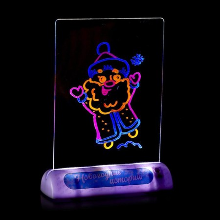 3D board for drawing "New Year stories", light-1