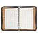 Organizer on rings A5, 100 sheets in a ruler, with a calculator, on a zipper, black